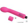 Vibrador Pretty Love Logan rosa con su pila AA