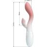 Pretty love - brighty vibrador punto g + estimulador clítoris 30 vibraciones rosa - 4