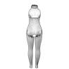 Bodystocking Negro Encaje Cuello Alto Subblime, la prenda sola, otra vista