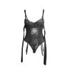 Subblime - 955496 body de encaje con lazos y ligas negro s/m - 4
