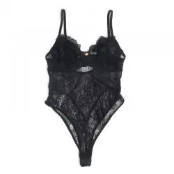 Subblime - 955625 body de encaje con cierre inferior negro l/xl