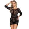 Subblime - 951931 vestido de rejilla corto con espalda descubierta talla única - 1