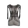 Subblime - 951931 vestido de rejilla corto con espalda descubierta talla única - 4