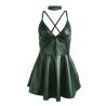 Subblime - 955441 vestido con tirantes de cuero verde l/xl - 5