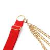 Subblime - 955519 conjunto sujetador con cadenas y corazón de malla rojo s/m - 6