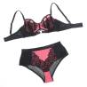 Subblime - 955571 conjunto sujetador con cremallera de malla de charol rosa s/m - 6