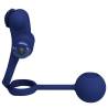 Pretty love - remington doble anillo vibrador con plug azul - 2