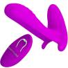 Pretty love - masajeador & vibrador 12 vibraciones control remoto morado - 1