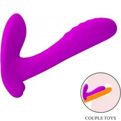 Pretty love - masajeador & vibrador 12 vibraciones control remoto morado