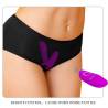 Pretty love - masajeador & vibrador 12 vibraciones control remoto morado - 4