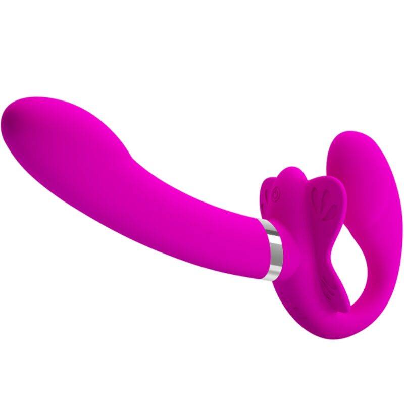 Pretty love - valerie vibrador doble strap-on 12 vibraciones morado - - 1