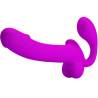 Pretty love - kelpie estimulador strap-on doble morado - 1