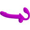 Pretty love - kelpie estimulador strap-on doble morado - 2