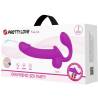 Pretty love - kelpie estimulador strap-on doble morado - 5