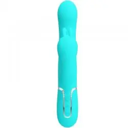 Pretty love - cammy triple vibrador rabbit multifunción 4 en 1 azul
