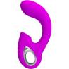 Pretty love - sibel vibrador punto g + estimulador clítoris 10 vibraciones morado - 1