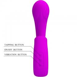 Pretty love - sibel vibrador punto g + estimulador clítoris 10 vibraciones morado