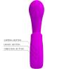 Pretty love - sibel vibrador punto g + estimulador clítoris 10 vibraciones morado - 4