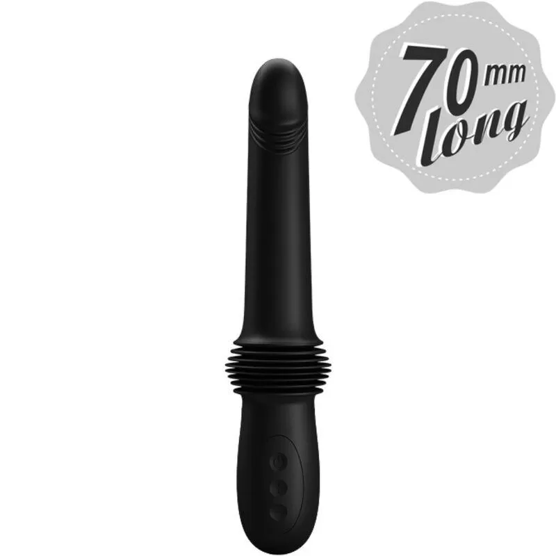 Pretty love - pazuzu vibrador 3 modos de empuje negro