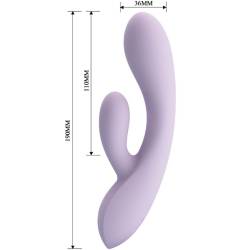 Pretty love - rosolyn vibrador rabbit 10 vibraciones morado -  - 6