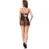 Livco corsetti fashion - cielo lc 20211 camisa + tanga negro s/m - 3