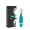 Masajeador B Swish Bthrilled Classic verde jade con cabezal blanco junto a su caja negra