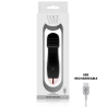 Dolce vita vibrador recargable tres negro 10 velocidades - 3