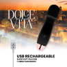 Dolce vita vibrador recargable tres negro 10 velocidades - 4