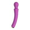 Mango curvo de la Curved Wand fucsia