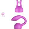 Los dos accesorios Xocoon fucsia para The Personal Wand