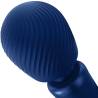 Cabeza con relieve ondulado del VIM azul