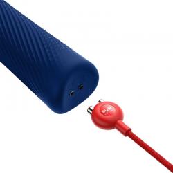 Fun factory - vim wand rumble vibrador recargable silicona naranja