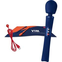 VIM azul con su cable de carga