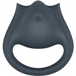 Satisfyer - perfect pair 2 multivibrador 2 en 1 anillo para pene & estimulador de dedo gris