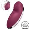 Satisfyer Tap & Climax 2 rojo con detalle de la zona de golpeteo