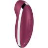 Satisfyer Tap & Climax 2 rojo visto desde los controles