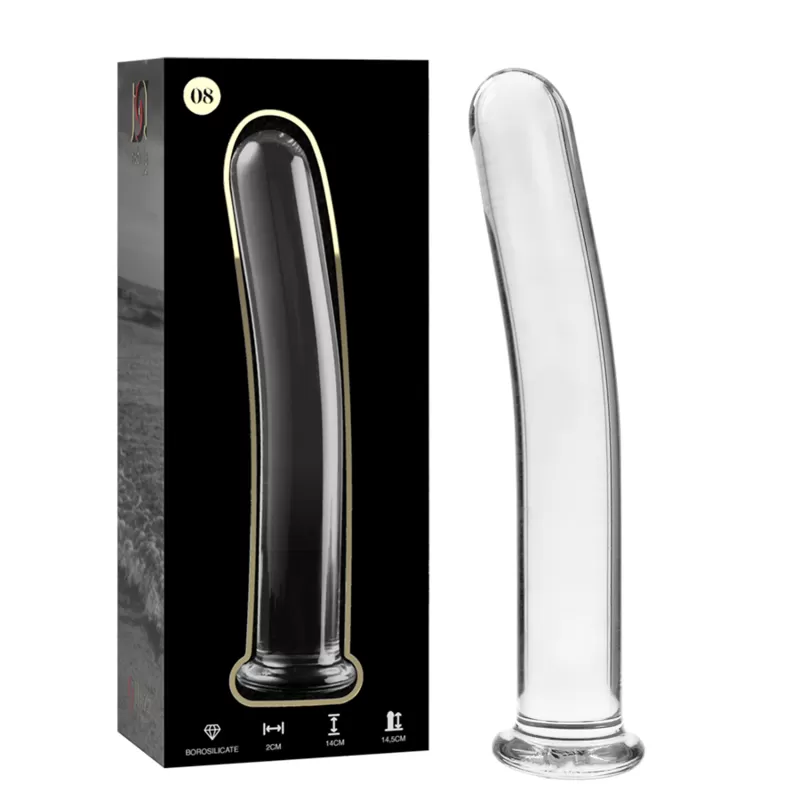 Nebula series by ibiza - modelo 8 dildo cristal borosilicato 14.5 cm -o- 2 cm