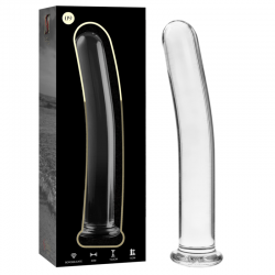 Nebula series by ibiza - modelo 9 dildo cristal borosilicato 15.5 cm -o- 2.5 cm