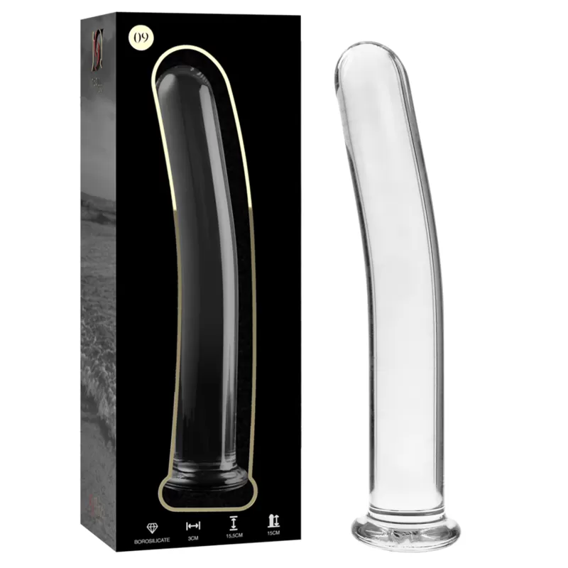 Nebula series by ibiza - modelo 9 dildo cristal borosilicato 15.5 cm -o- 2.5 cm