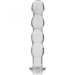 Nebula series by ibiza - modelo 10 dildo cristal borosilicato 16.5 cm -o- 3.5 cm