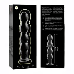 Nebula series by ibiza - modelo 10 dildo cristal borosilicato 16.5 cm -o- 3.5 cm