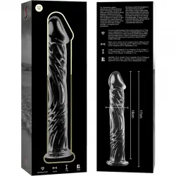 Nebula series by ibiza - modelo 12 dildo cristal borosilicato 17 cm -o- 3.5 cm