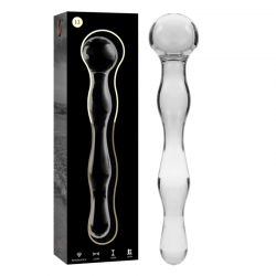 Nebula series by ibiza - modelo 13 dildo cristal borosilicato 18 cm -o- 3.5 cm