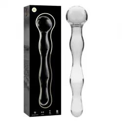 Nebula series by ibiza - modelo 13 dildo cristal borosilicato 18 cm -o- 3.5 cm