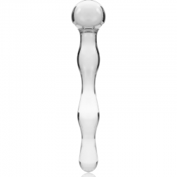 Nebula series by ibiza - modelo 13 dildo cristal borosilicato 18 cm -o- 3.5 cm