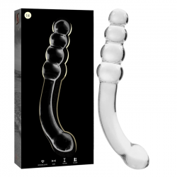 Nebula series by ibiza - modelo 14 dildo cristal borosilicato 18.5 cm -o- 3 cm