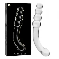 Nebula series by ibiza - modelo 14 dildo cristal borosilicato 18.5 cm -o- 3 cm