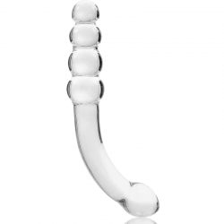 Nebula series by ibiza - modelo 14 dildo cristal borosilicato 18.5 cm -o- 3 cm