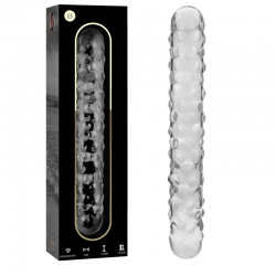 Nebula series by ibiza - modelo 15 dildo cristal borosilicato 18.5 cm -o- 3 cm