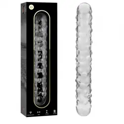 Nebula series by ibiza - modelo 15 dildo cristal borosilicato 18.5 cm -o- 3 cm